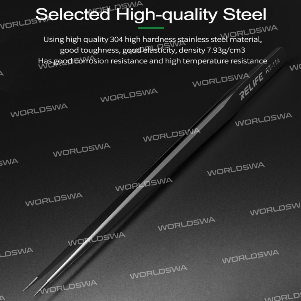 Relife RT-11A Stainless Steel High-Precision Flying Line Jump Wire Tweezers