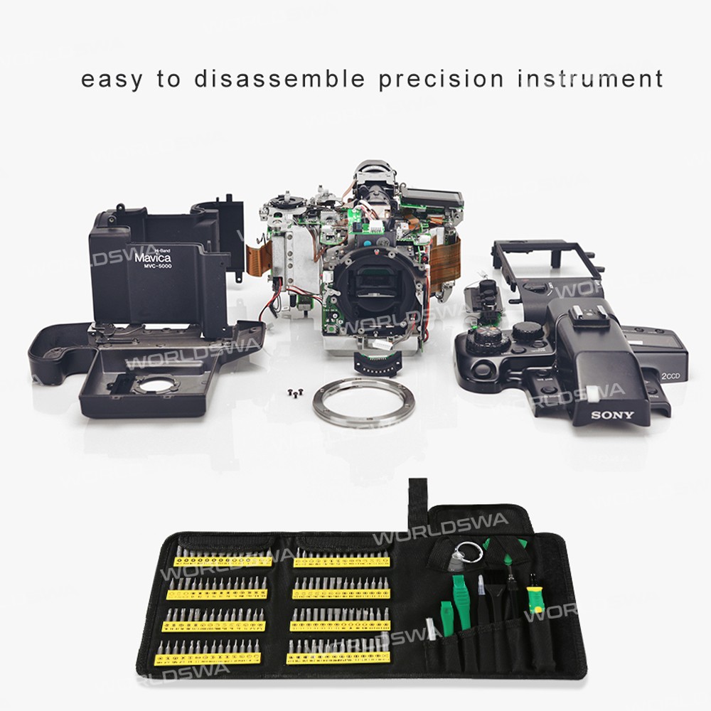 BST-117 126-in-1 Precision Magnetic Screwdriver Kit for iPhone/iPad/PC/Laptop/Camera/Clock Repair