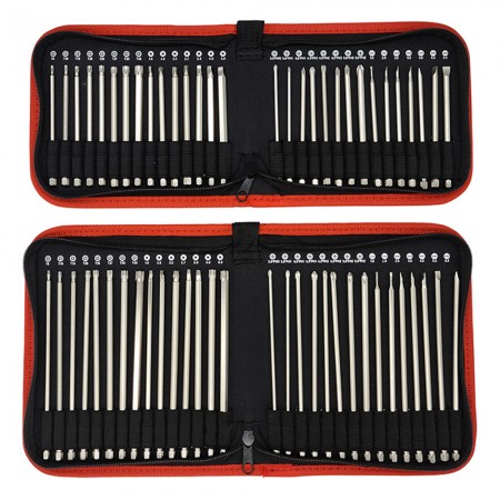 1 / 4-inch Long Shank Hex Magnetic Screwdriver Bits Set - 30 Pcs for Electric Screwdriver