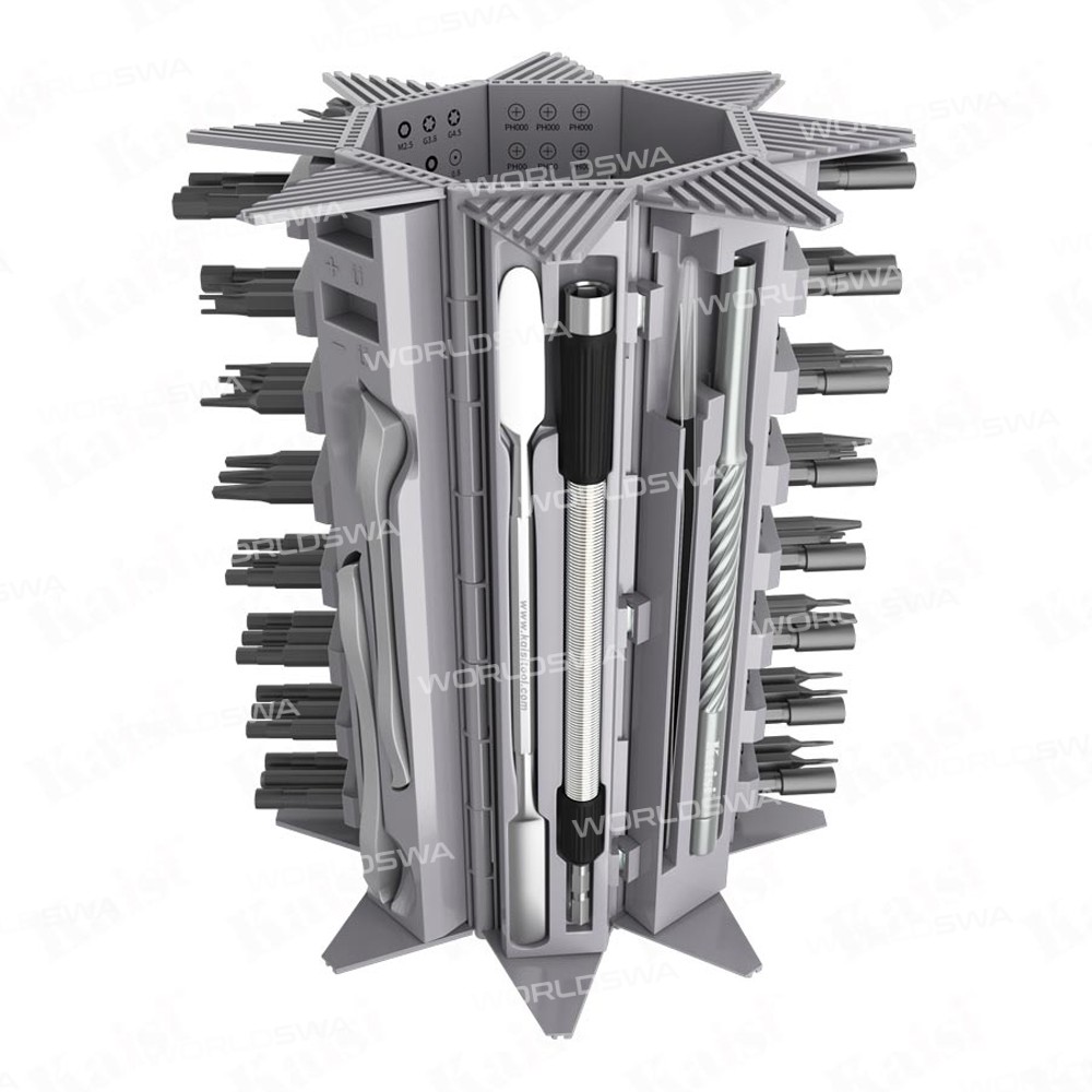 Kaisi K-8128 128-in-1 Precision S2 Alloy Steel Precision Screwdriver Set