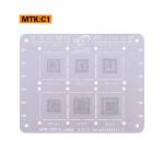 WL 0.12MM Multi-Function BGA CPU Reballing Stencil Plant Tin Steel Net for MTK Qualcomm HiSilicon