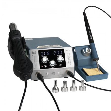 Kaisi 8512P 2-in-1 Hot Air Gun + Soldering Iron Constant Temperature Digital Display Rework Station