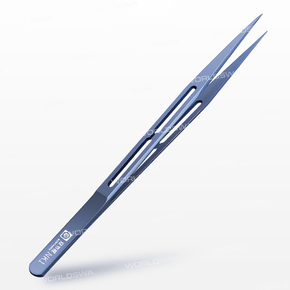 Amaoe NK1 / NK2 Non-magnetic Super Toughness Industrial Titanium Alloy Tweezers for Phone Repair