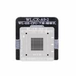 WL High-Quality A9 CPU Lower Tin Plate Steel Net BGA Reballing Stencil with Fixed Plate for iPhone 6