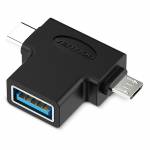 Vention 2-in-1 Type-C to USB/Micro USB OTG Converter Adapter for Huawei/Xiaomi/Samsung