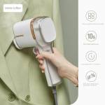 pretfy handheld-steam-iron-fabric-clothes-ironing-hanging-crease-removal-lightweight-steamer-for-hom