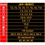JAKEMY JM-8160 33 in 1 Portable Hardware Hand Tools Set Precision Screwdriver Set Multifunction Repa