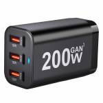 200w 6-port-high-power-desktop-gan-charger-for-mobile-phone-tablet-game-consoles-2