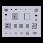 MiJing 3D A14 BGA Reballing Stencil Plant Tin Steel Net for iPhone 12 / 12 Pro / 12 Pro Max / 12 min