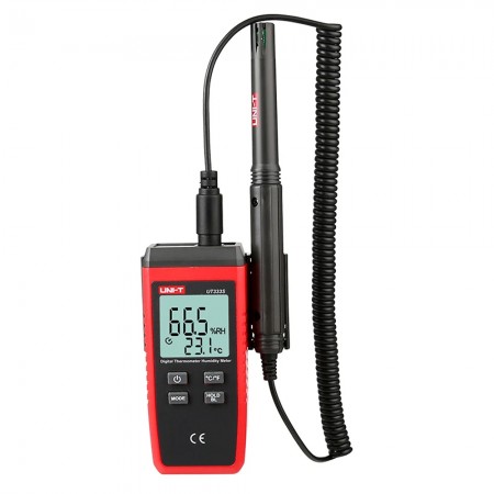 UNI-T UT333S Split Thermometer - 55cm Long Lead for Temperature and Humidity Testing