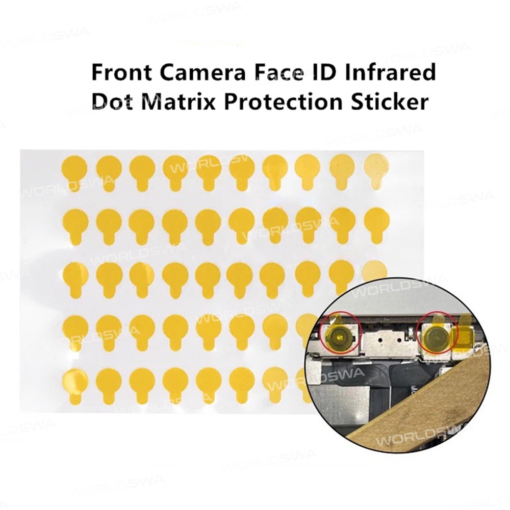High Temp Resistance Anti-Dust Protection Sticker for Phone Camera Face ID Infrared Dot-matrix - 100