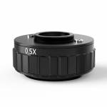 SZMCTV 1/3 1/2 0.5X C-Mount Adapter Lens for Trinocular Stereo Microscope CTV CCD USB Camera