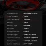 Colorful GeForce RTX 3090 24G Gaming Graphics Card Advanced OC Graphics Card