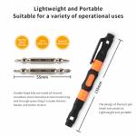 Jakemy JM-8155 3-in-1 Portable Detachable Double-head Bits Screwdriver Set