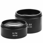 WD165 0.5X / WD120 0.7X Auxiliary Objective Lens Threaded Installation Caliber 48mm For Trinocular Z