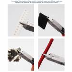 B&R BR-A01 Industrial Grade Ultra-hard and Ultra-thin Carbon Steel Bevelled Pliers