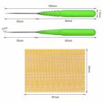 BST-66 3-in-1 Jump Wire Soldering Patching Tools with 2pcs Stainless Remove Glue Scraper Needles