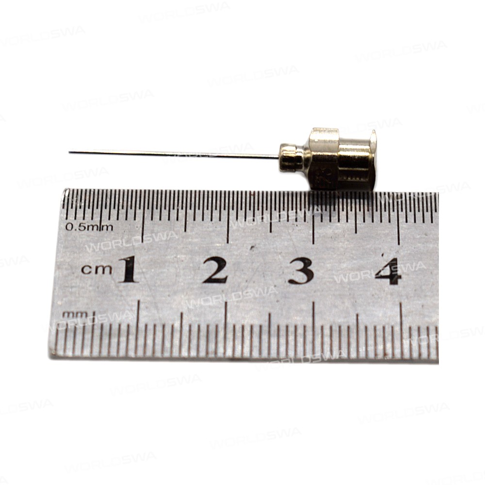 23G Adhesive Glue Liquid Syringe Stainless Steel Needle - 12pcs