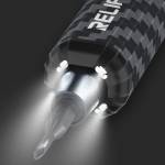 relife e1-powerful-carbon-fiber-electric-screwdriver-set-with-12pcs-s2-steel-bits-11