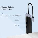 Orico MDK-10P 10-in-1 Type-C Multifunctional Docking Station Compatible HDMI / VGA for Laptop / iPad