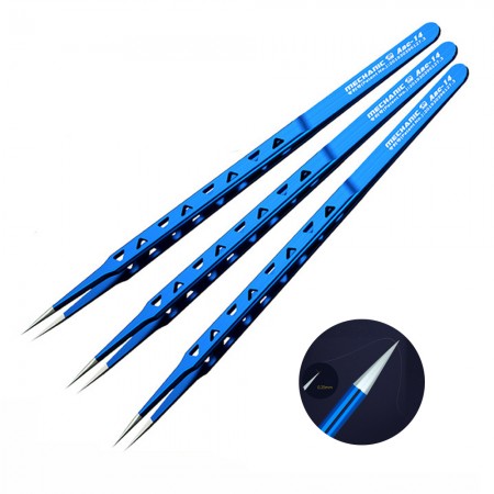Mechanic Aac-14 Non-magnetic High Hardness 8 Hollows Heat-dissipating Stainless Steel Precise Tweezer