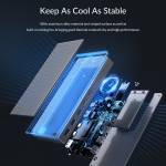 Orico TB3-S2 9-in-1 Multi-function NVME/SATA SSD Docking Station Thunderbolt3 HUB with M.2 Shell