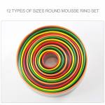 12pcs mousse-ring-set-12