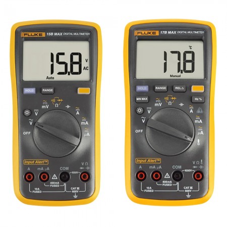 Fluke 15B / 17B Max Auto Range Digital Multimeter with Temperature Measurement