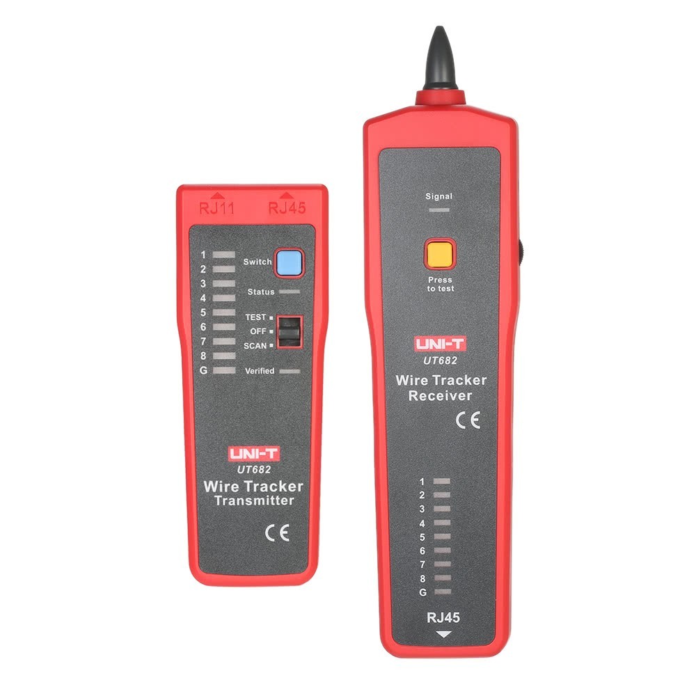 UNI-T UT682 RJ11 RJ45 Wire Tracker Line Finder Telephone Wire tracker Network Cable Tracer Tester