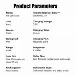 2600ft rechargeable-ip67-waterproof-remote-electric-dog-training-collar-06