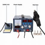 Kaisi K-863D 3-in-1 SMD Hot Air Soldering Rework Station with 3A DC Power Supply