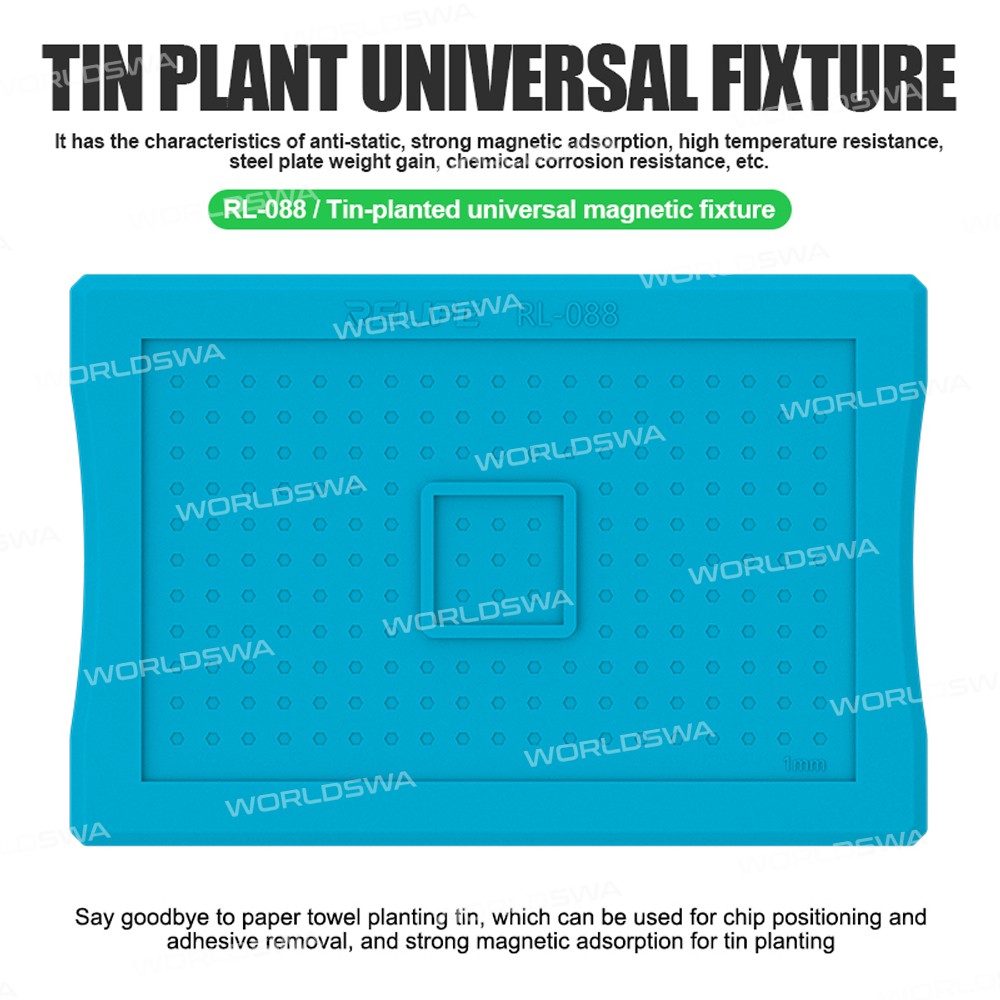 relife rl-088-tin-planted-universal-magnetic-base-for-mobile-phone-bga-soldering-repair-3