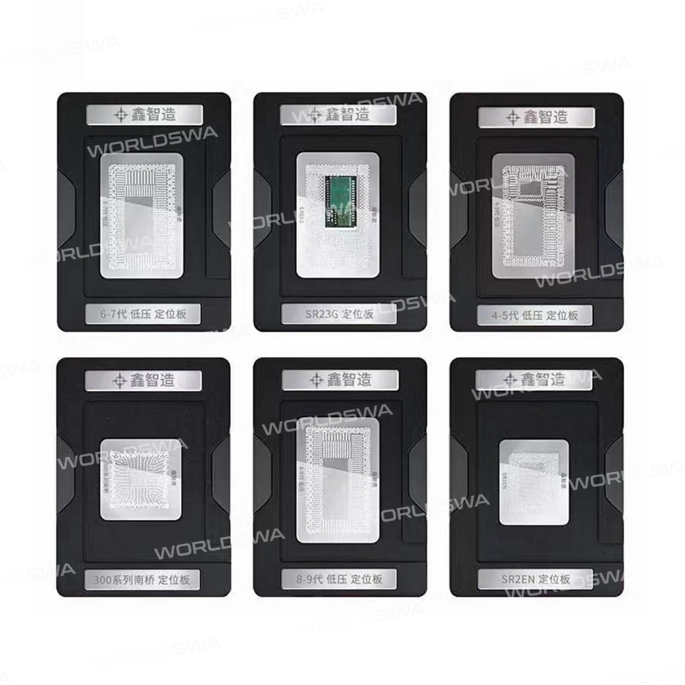 XinZhiZao CPU Reballing Stencil Kit for Macbook Chips