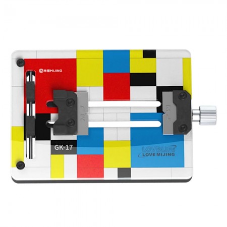 Mijing GK17 Universal Insulated Glass Motherboard Repair Fixture with Colorful Toughened Design