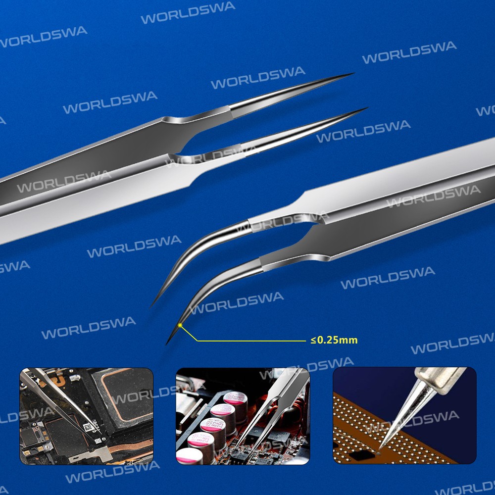 mechanic aaa-14-aaa-15-ultra-fine-high-hardness-stainless-steel-tweezers-for-mobile-phone-repair-5