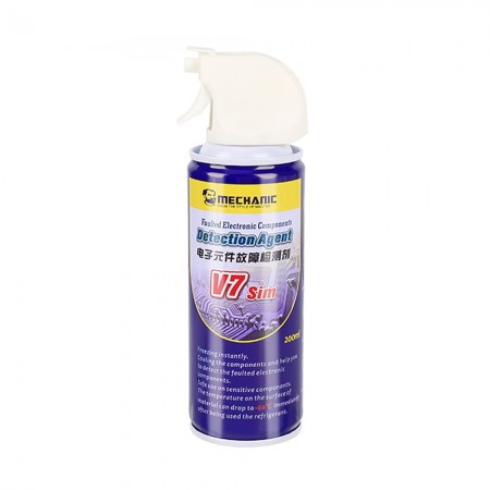 Mechanic V7 Sim 200ML Freeze Spray - Fast Acting Refrigerant for Automotive Air Conditioning Systems
