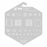 18 Kinds CPU BGA IC Reballing Stencil Kits for Samsung Phones