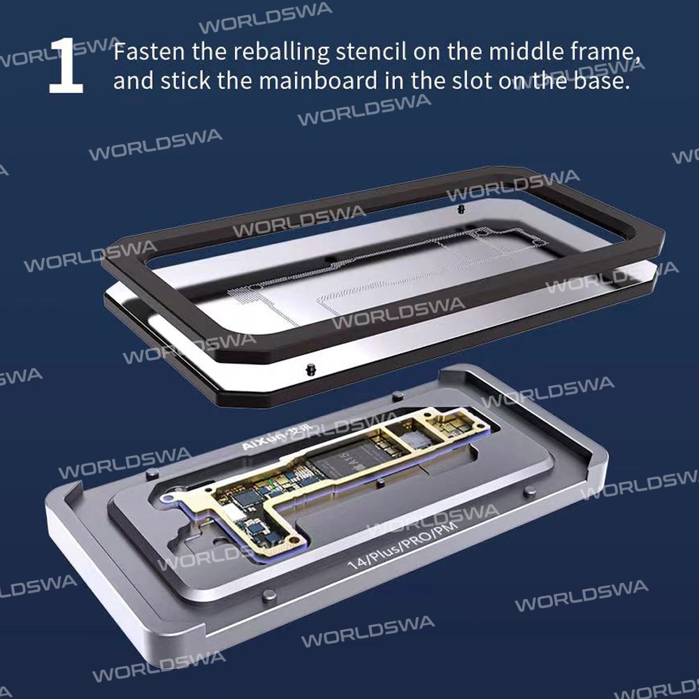 aixun z14-4-in-1-motherboard-middle-frame-planting-tin-stand-3