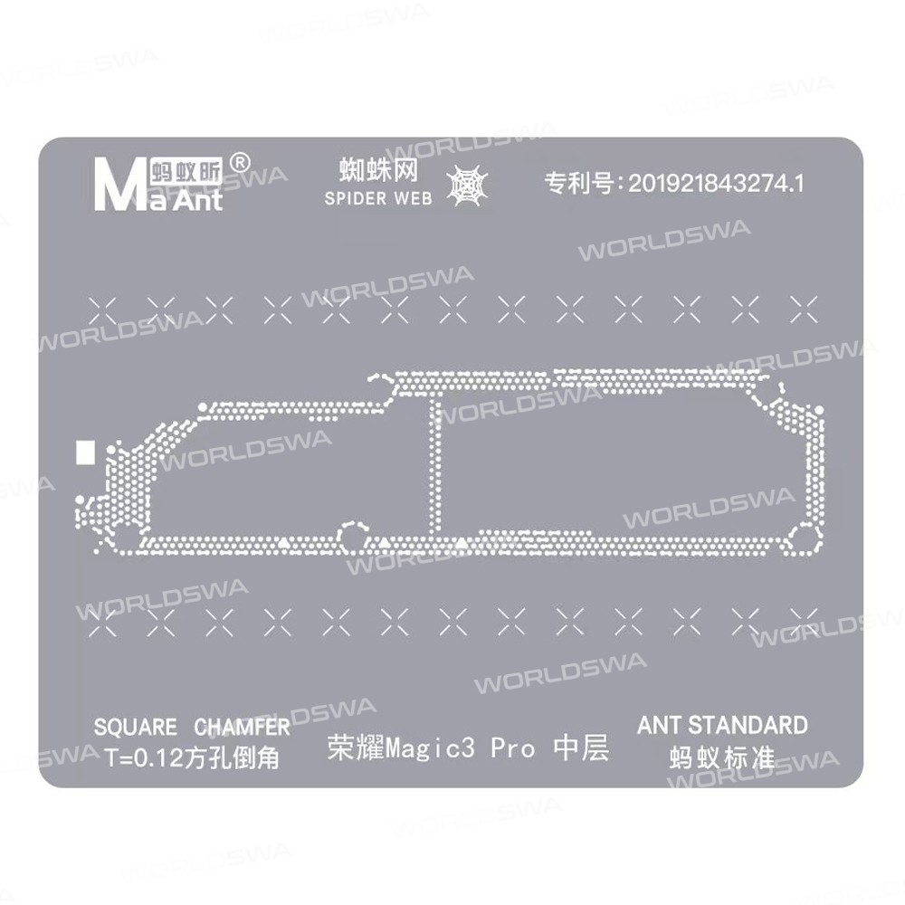 maant 012mm-middle-layer-bga-reballing-stencils-for-huawei-magic-series-4