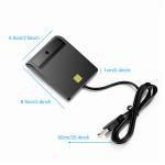 Rocketek RT-SCR1 High-Performance USB 2.0 Smart Card Reader SIM Cloner Connector for Computer