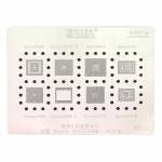 Amaoe EU:2 CPU BGA Reballing Stencil Net for Exynos 7880/8895B /9180/3475/7580/8895A/3470/7570