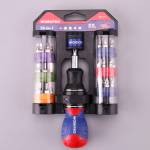 Workpro 38-in-1 Multipurpose Double Drive Stubby Ratchet Screwdriver Set with CR-V Bits