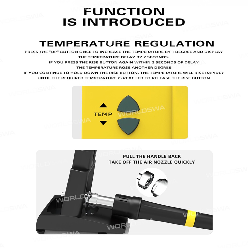 Kailiwei 861DW 1000W Lead-free Hot Air Soldering Station Automatic Sleep SMD Rework Station