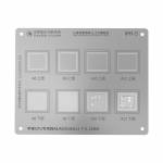 MiJing Reballing Stencil Plant Tin Steel Net for A8 A9 A10 A11 CPU