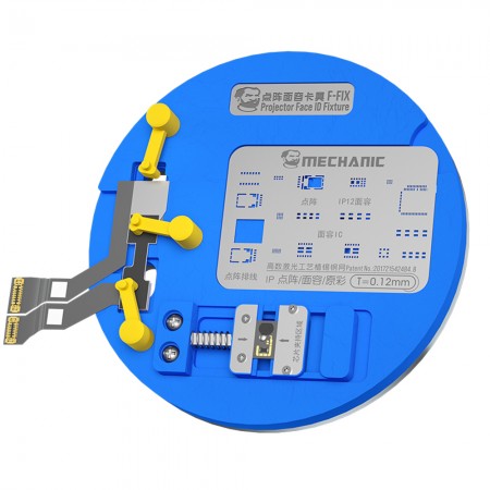F-FIX Dot-matrix Face ID Fixture for iPhone X-13 Pro Max with Mechanic Tin Planting Net