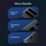 orico 8828-series-rgb-light-2-bay-type-c-10gbps-hard-disk-docking-station-with-offline-clone-17