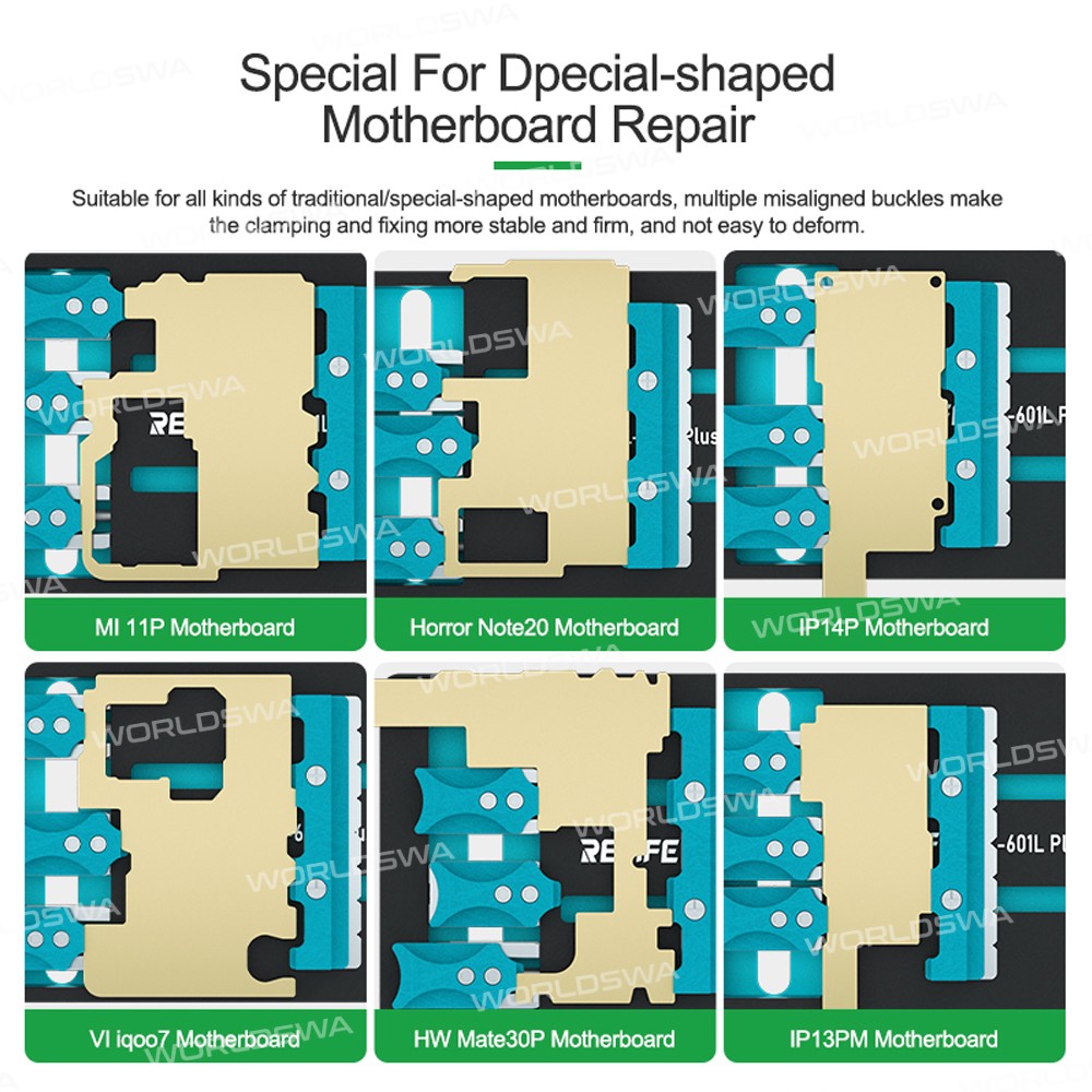 relife rl-601l-plus-universal-special-shaped-motherboard-fixture-for-mobile-phone-repair-8
