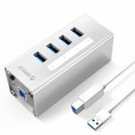 Orico A3H Series Aluminum High Speed 4 / 7 / 10 Ports USB 3.0 HUB with 12V Power Adapter