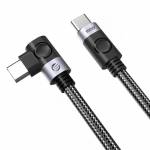 Orico C2CW 90-degree Angle Type-C to Type-C Laptop PD 100W Fast Charge & Data Cable