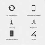 Mechanic 361 Max 360° Rotation Multifunction LCD Screen Heating Degumming Unframe Separator